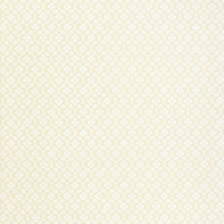 Harbury Trellis Almond 5004140 by Schumacher Designer Wallpaper Simply Charming 13.5" - Swanky Fabrics -