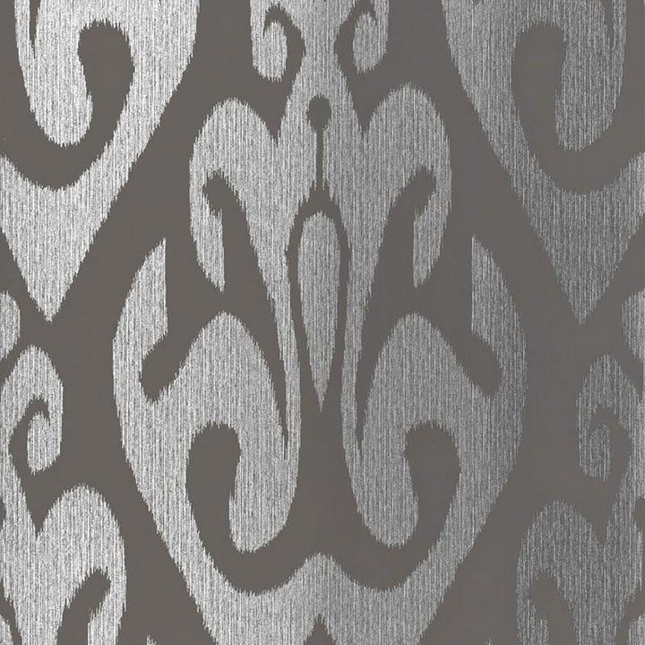 Tokat Graphite 5005982 by Schumacher Designer Wallpaper Byzantium 10.25" - Swanky Fabrics -
