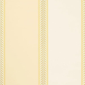 Schumacher Wallpaper Valais Stripe Soft Yellow 5002471