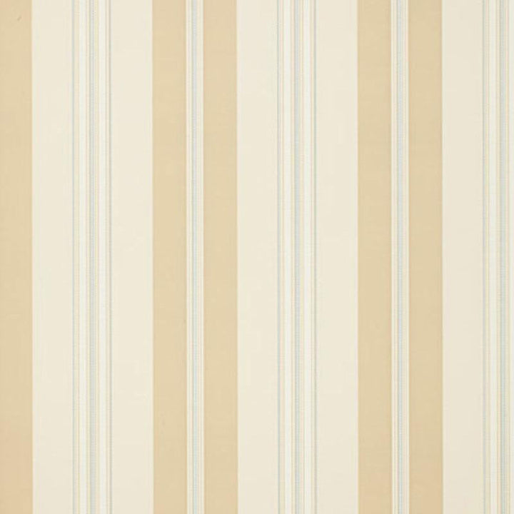 Chalon Stripe Vanilla 5002480 by Schumacher Designer Wallpaper Simply Charming - Swanky Fabrics -