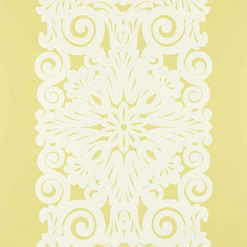 Graphic Panel Stripe Spring 5003202 by Schumacher Designer Wallpaper Avant Garde 27.0" - Swanky Fabrics -