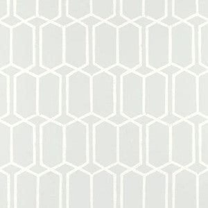 Schumacher Wallpaper Modern Trellis Cirrus 5003280