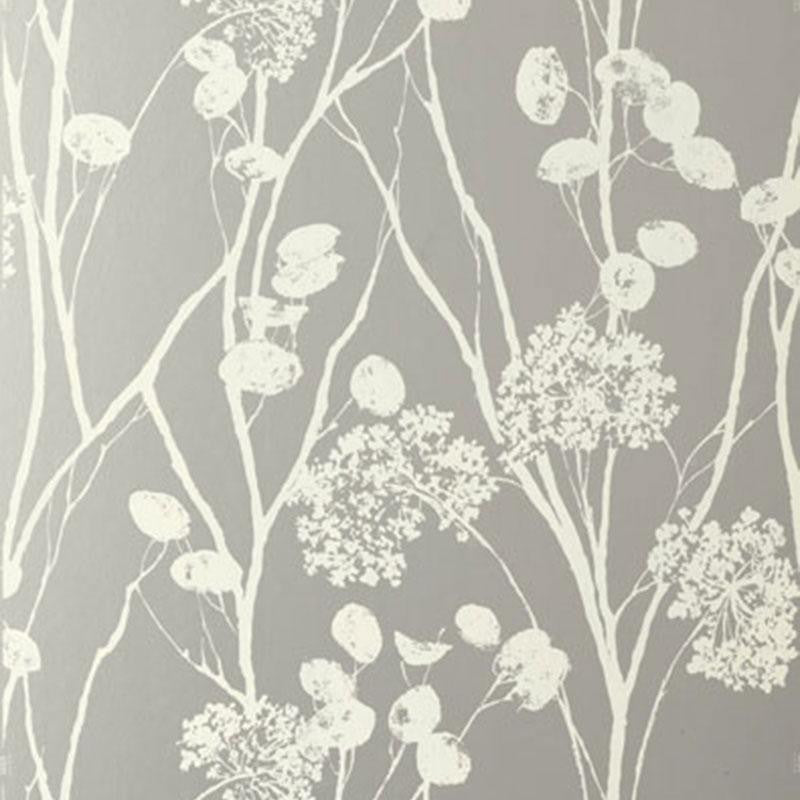 Moonpennies Silver 5003330 by Schumacher Designer Wallpaper Avant Garde 24.0" - Swanky Fabrics -