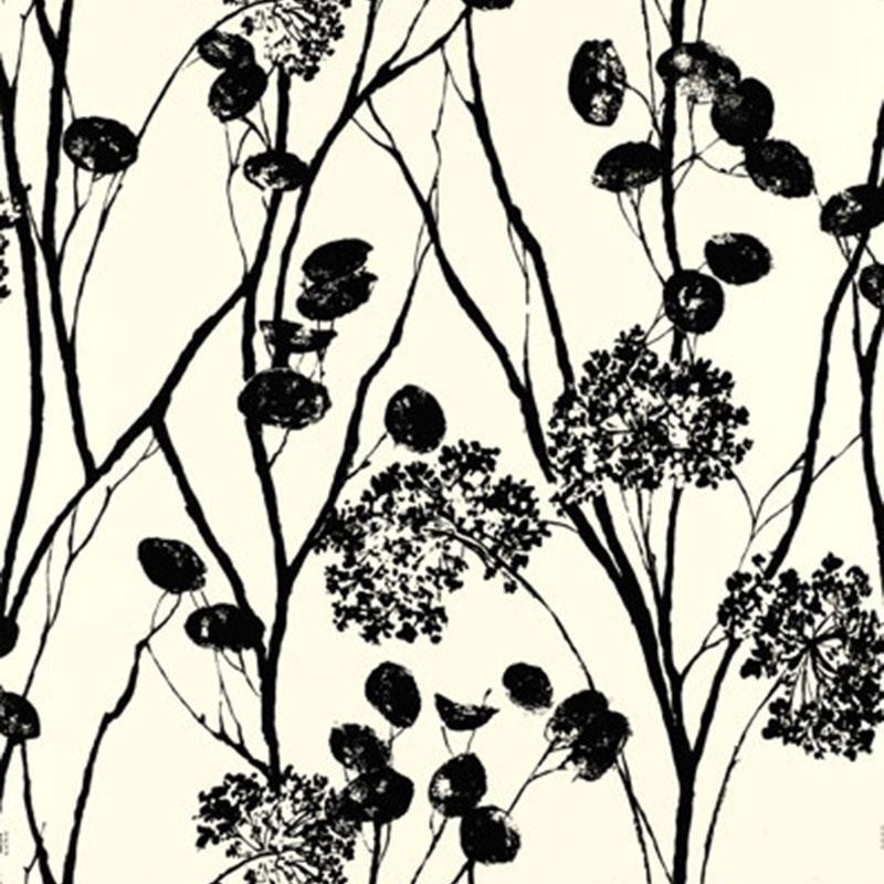 Moonpennies Black & Ivory 5003333 by Schumacher Designer Wallpaper Avant Garde 24.0" - Swanky Fabrics -