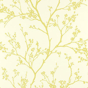 Schumacher Wallpaper Twiggy Soft Chartreuse 5003342