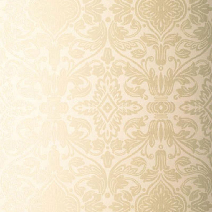 Varenna Damask Sand 5003600 by Schumacher Designer Wallpaper Palazzo 13.5" - Swanky Fabrics -