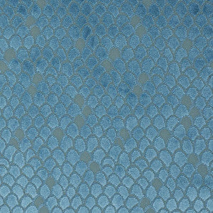 Schumacher Fabric Esther Velvet Peacock 72772