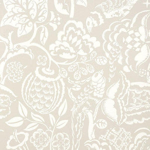 Schumacher Wallpaper Uccello Stone 5003712