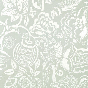 Schumacher Wallpaper Uccello Aqua 5003713