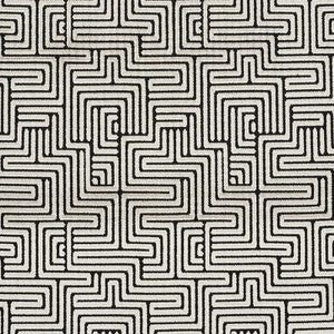 Schumacher Fabric Lisboa Velvet Obsidian 72952