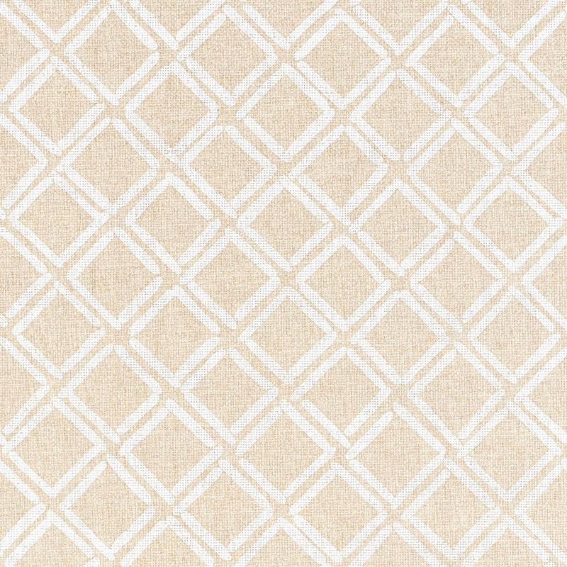 Dina Paperweave Natural 5008861 by Schumacher Designer Wallpaper Textural Appeal 17.0" - Swanky Fabrics -