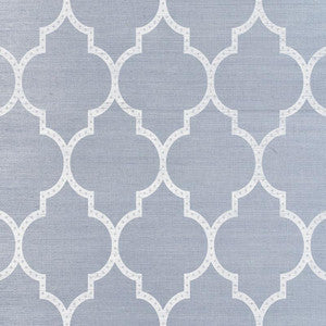 Schumacher Wallpaper Algiers Sisal Chambray 5009020