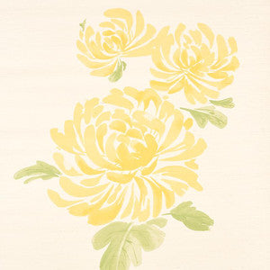 Schumacher Wallpaper Hana Sisal Yellow 5009040