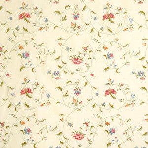 Schumacher Fabric Colette Embroidery Rose 22710