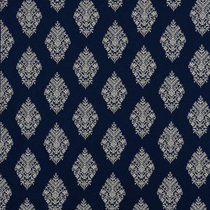 Schumacher Fabric Zinda Embroidery Navy 70222