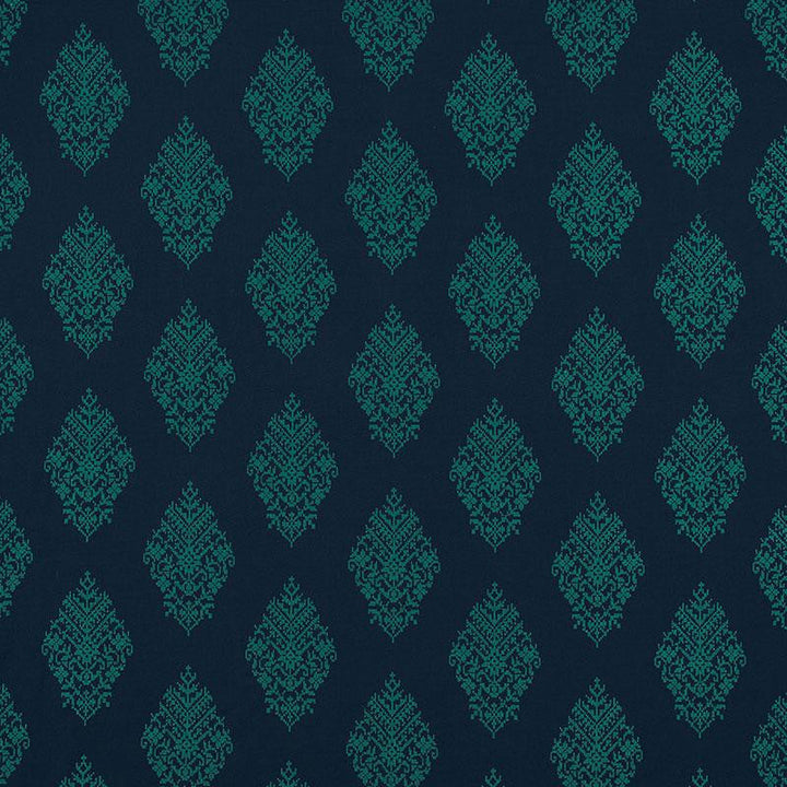 Zinda Embroidery Aegean 70223 by Schumacher Designer Fabric Contemporary Embroideries 12.75" - Swanky Fabrics -