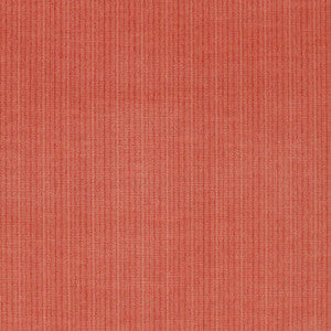 Schumacher Fabric Antique Strie Velvet Coral 43046
