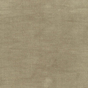 Schumacher Fabric Antique Linen Velvet Pebble 43145
