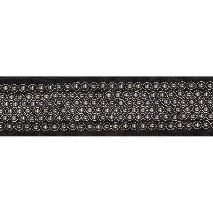 Garbo Tape Black 70703 by Schumacher Designer Trim Couture Trims - Swanky Fabrics -