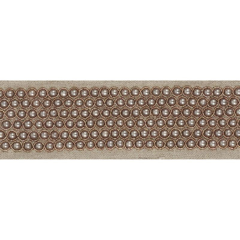 Garbo Tape Taupe 70701 by Schumacher Designer Trim Couture Trims - Swanky Fabrics -