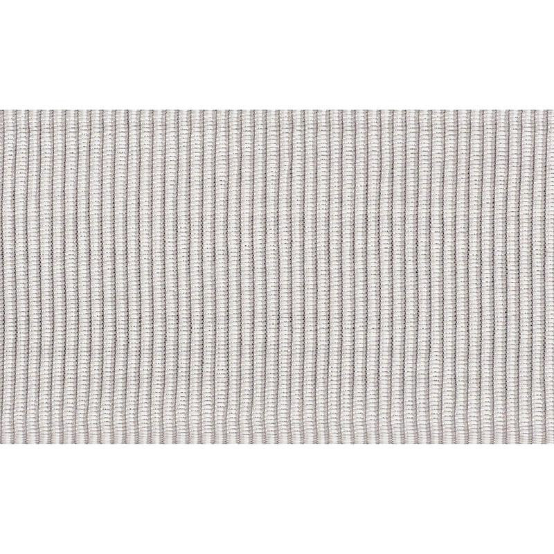 Wide Faille Tape Silver 70719 by Schumacher Designer Trim Couture Trims - Swanky Fabrics -