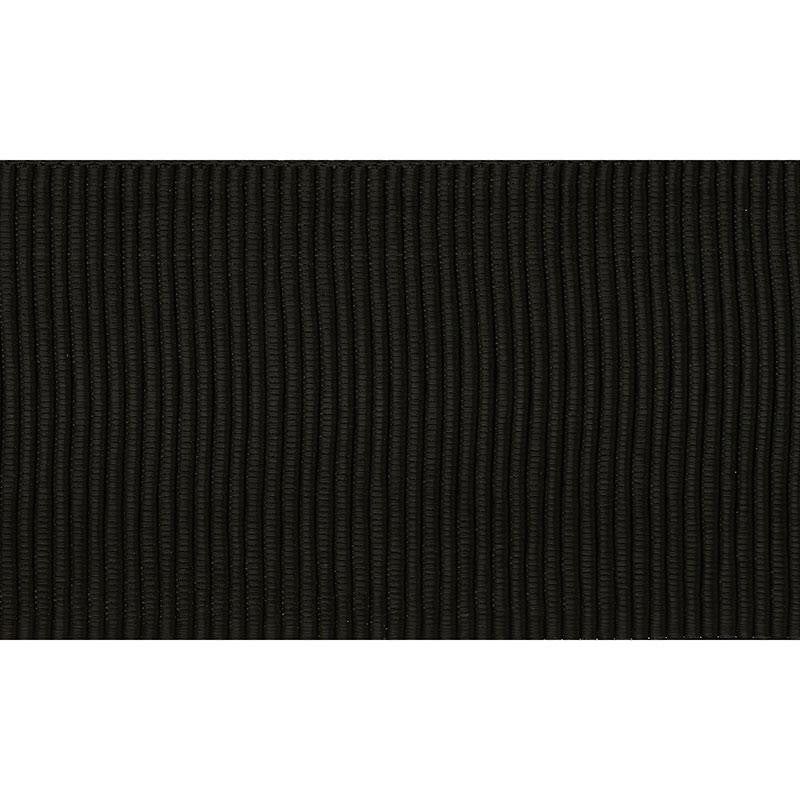 Wide Faille Tape Black 70846 by Schumacher Designer Trim Couture Trims - Swanky Fabrics -