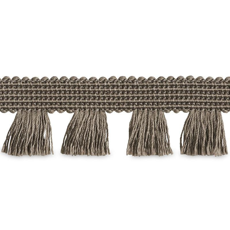 Bell Fringe Taupe 70722 by Schumacher Designer Trim Couture Trims 1.0" - Swanky Fabrics -