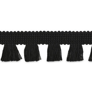 Schumacher Trim Bell Fringe Black 70729
