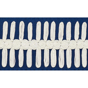 Schumacher Trim Castille Tape Navy 70743