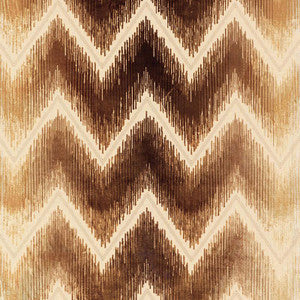 Schumacher Fabric Shock Wave Sand & Sable 54861