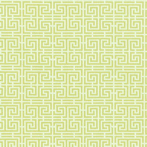 Schumacher Fabric Chinois Fret Celadon / Ivory 54955