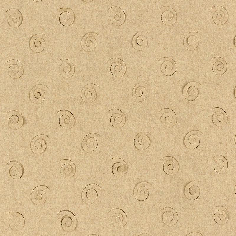 Curlicue Camel 55362 by Schumacher Designer Fabric Palazzo 2.75" - Swanky Fabrics -