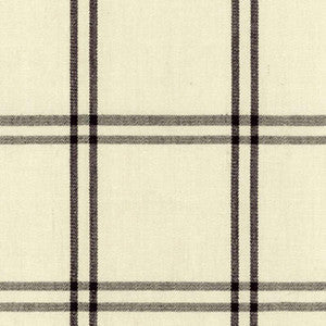 Schumacher Fabric Luberon Plaid Raven 55714