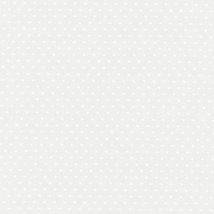 Rosabel Dot Sheer White 55990 by Schumacher Designer Fabric Radiance Sheers - Swanky Fabrics -