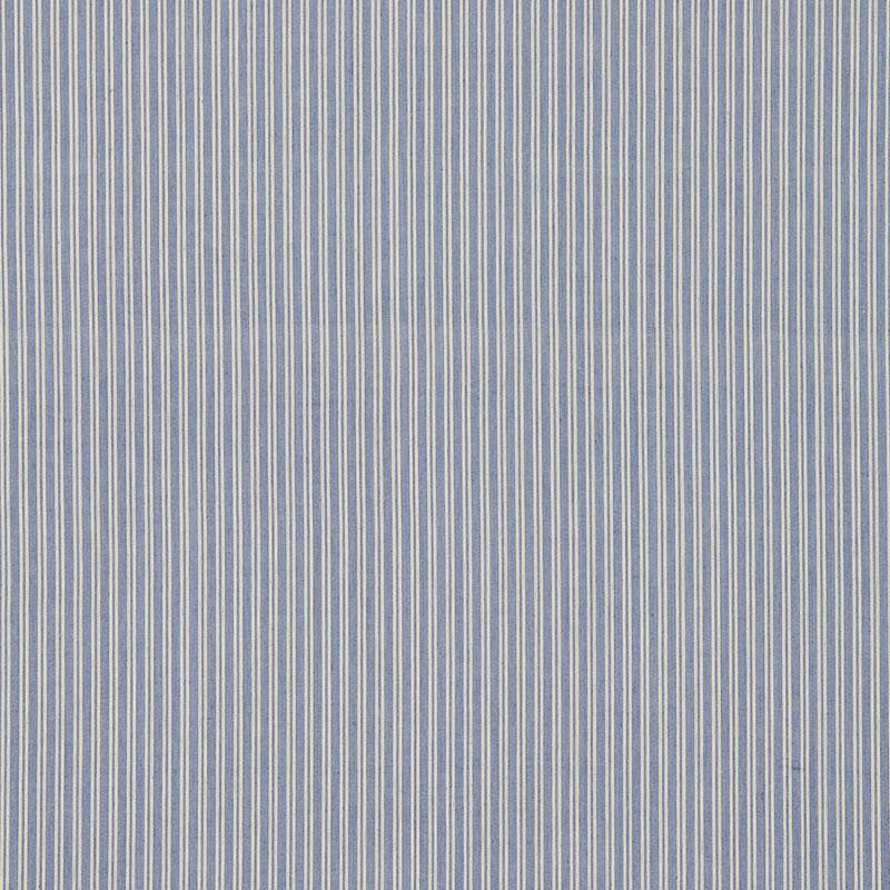 Wellfleet Ticking Stripe Pacific 60072 by Schumacher Designer Fabric Sea Island Stripe - Swanky Fabrics -