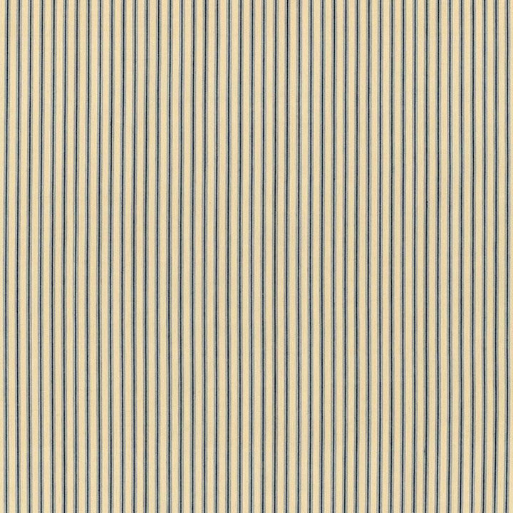 Wellfleet Ticking Stripe Chambray 60073 by Schumacher Designer Fabric Sea Island Stripe - Swanky Fabrics -