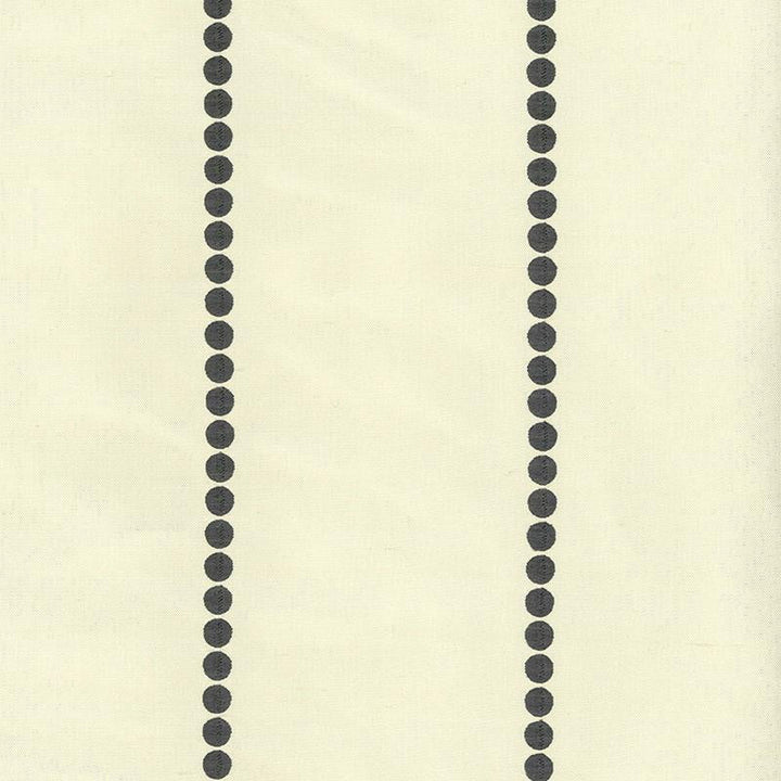 Gabrielle Embroidery Graphite 62203 by Schumacher Designer Fabric Matthew Patrick Smyth 4.5" - Swanky Fabrics -