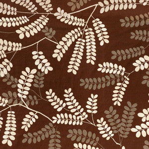 Schumacher Fabric Locust Leaves Bark 62442