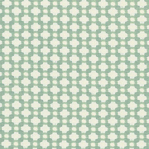 Schumacher Fabric Betwixt Water/Ivory 62615