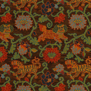 Schumacher Fabric Khotan Weave Sable 62680
