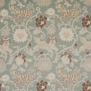 Schumacher Fabric Khotan Weave Mineral 62681