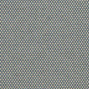 Schumacher Fabric Losange Boucl Prussian 94851
