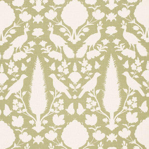 Schumacher Fabric Chenonceau Sage 173560