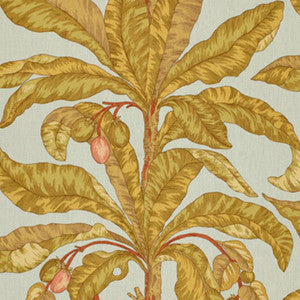 Schumacher Fabric Blair House Palm Ii Sea Breeze 173590