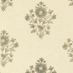 Schumacher Fabric Beatrice Bouquet Mineral 173761