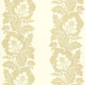 Schumacher Fabric Margate Damask Print Linen 173850