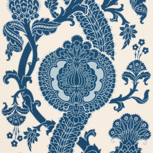 Schumacher Fabric Shalkar Indigo 173902