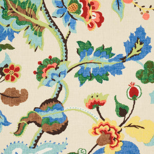 Schumacher Fabric Khantau Tree Cream 173910