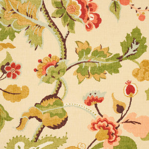Schumacher Fabric Khantau Tree Honey 173911