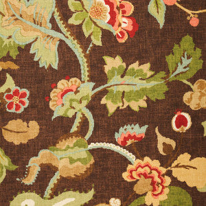 Schumacher Fabric Khantau Tree Mahogany 173912